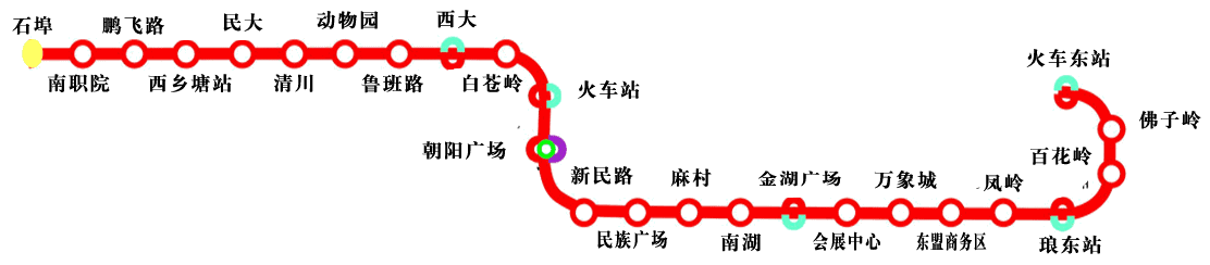 南寧地鐵1號線運營時間，南寧地鐵1號線運行時間表